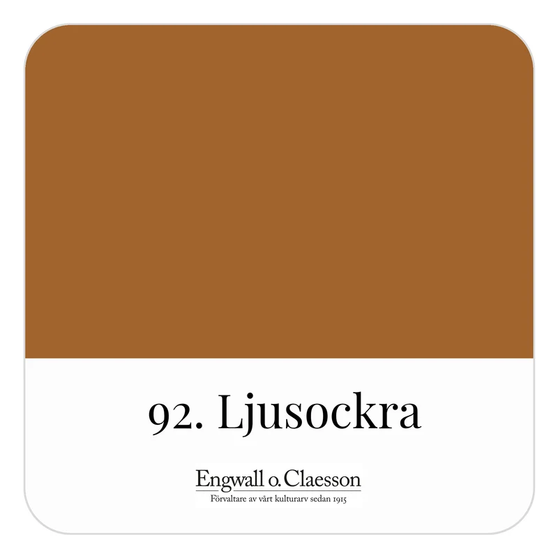 Utvändig Linoljefärg Ljusockra 92 1 L