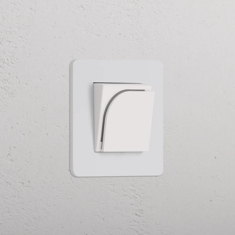 Grove Single Hotel Key Card Switch – Paintable White