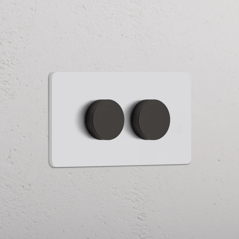 Grove 4-Module 2x Dimmer Switch – Paintable Bronze