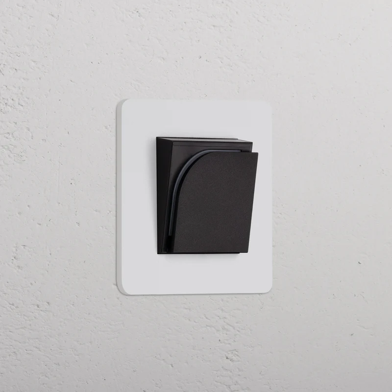 Grove Single Hotel Key Card Switch – Paintable Black