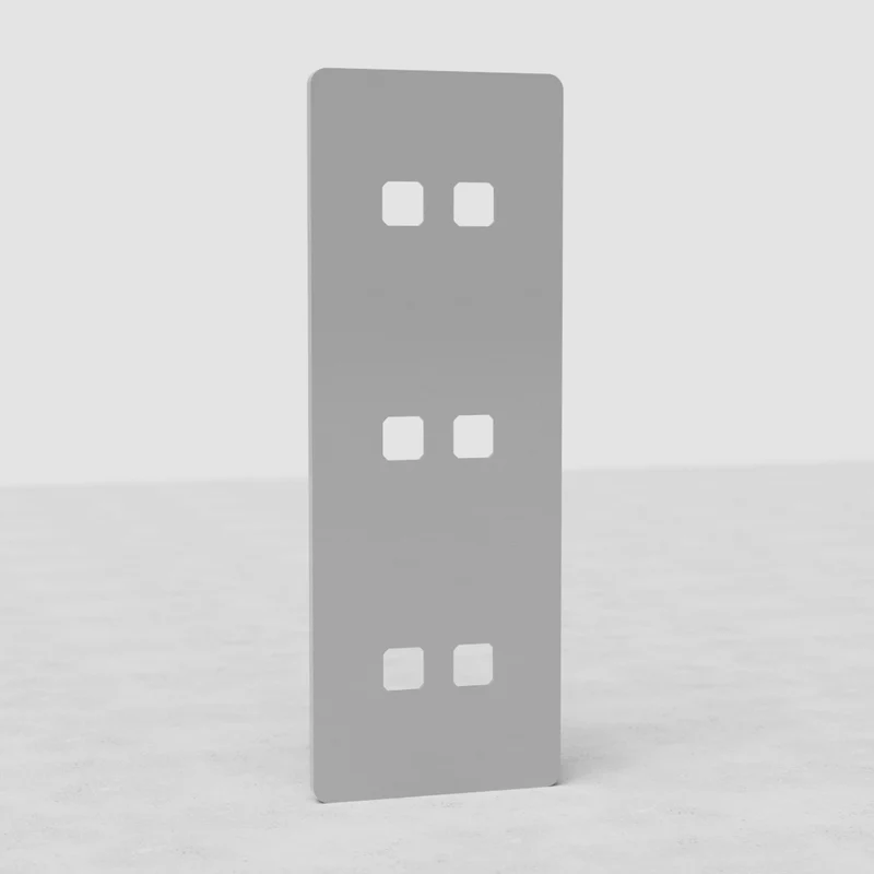 Grove Triple 6x Vertical Switch Plate – Paintable