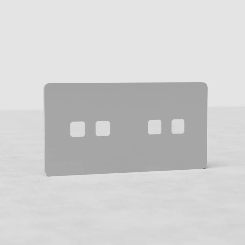 Grove Double 4x Switch Plate – Paintable