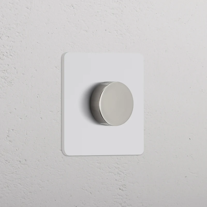 Grove Single Multiway Dimmer Switch – Paintable Polished Nickel