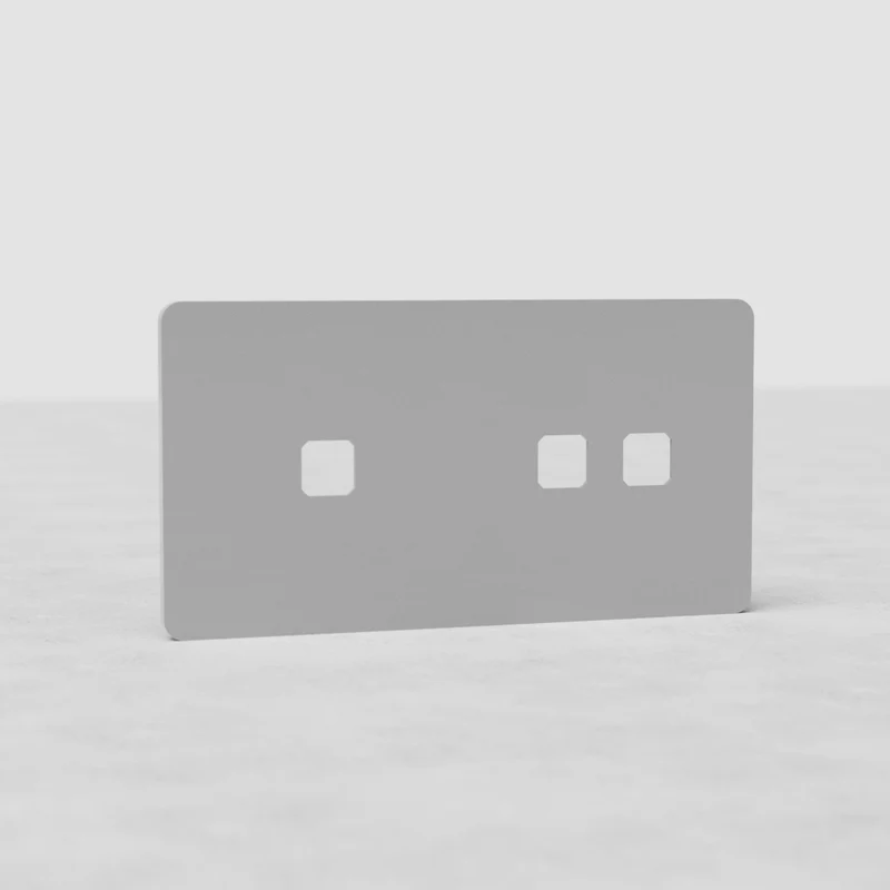 Grove Double 2+1 Switch Plate – Paintable