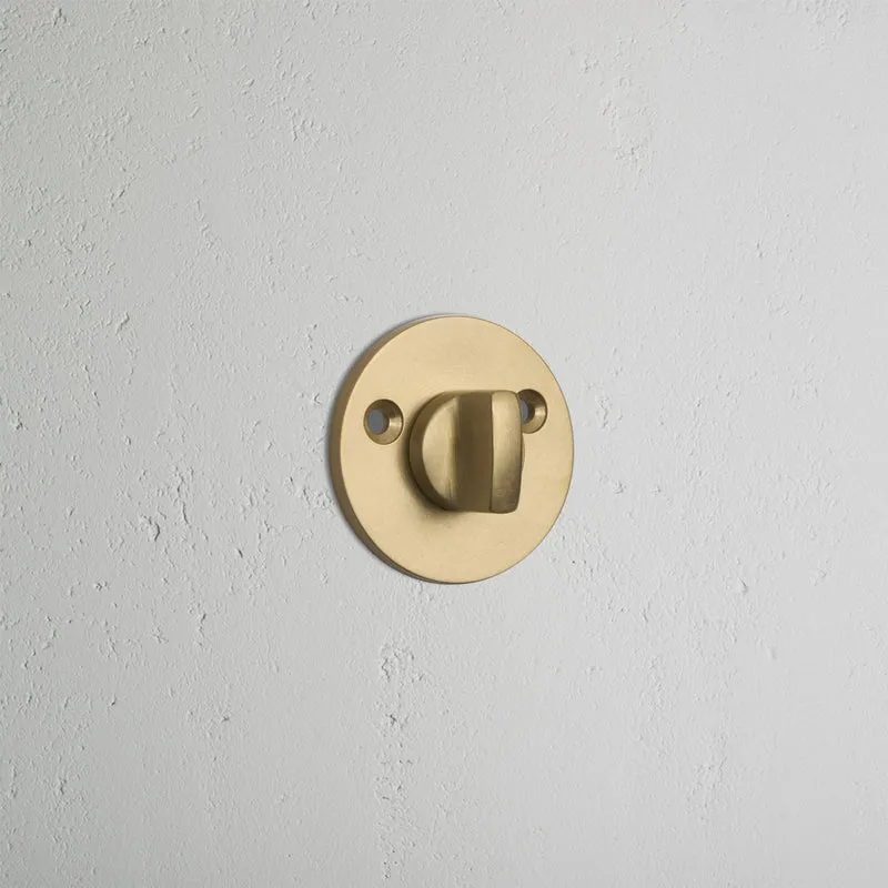 Clayton Thumbturn (Scandinavian) - Antique Brass