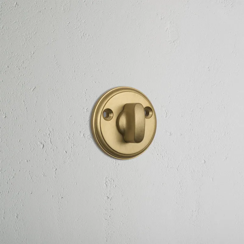 Canning Thumbturn (Scandinavian) - Antique Brass