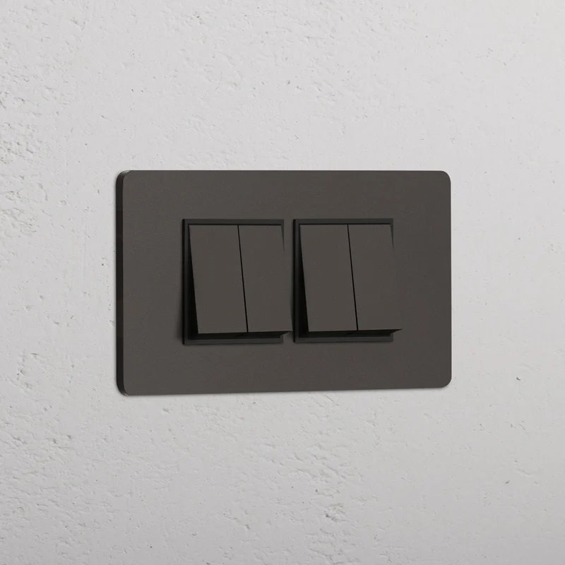 Grove 4-Module 4x Rocker Switch – Bronze | Black