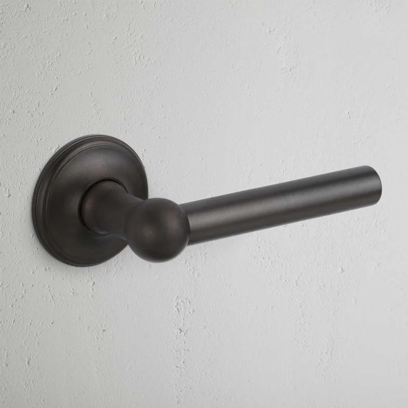 Harper Unsprung Door Handle (Scandinavian) - Bronze