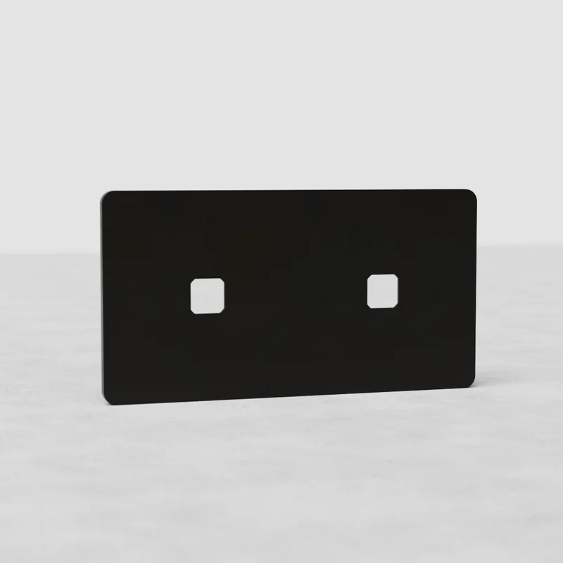 Grove Double 2x Switch Plate - Bronze