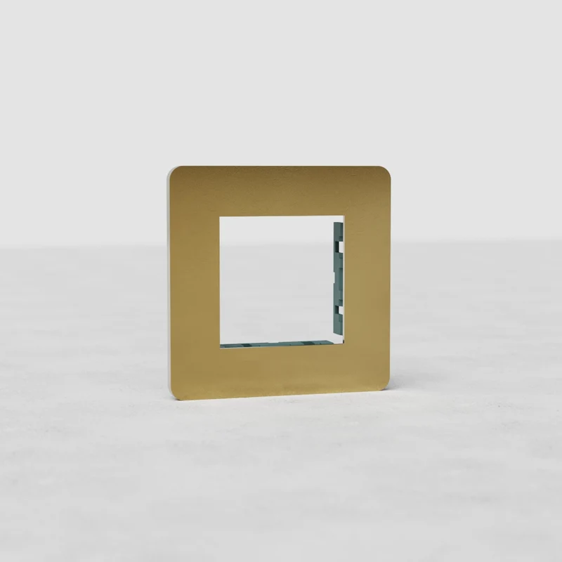 Grove Single 45mm Module Plate - Antique Brass