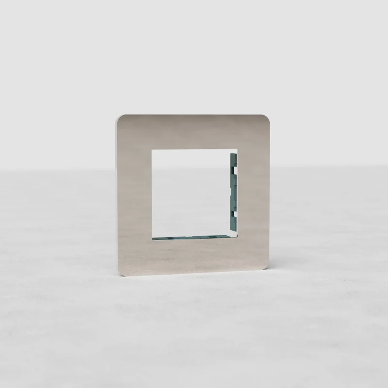 Grove Single 45mm Module Plate - Polished Nickel