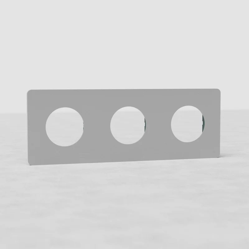 Grove Triple Socket Plate – Paintable