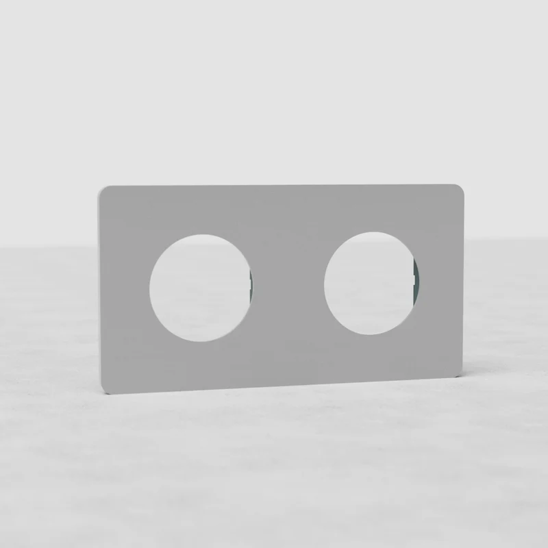 Grove Double Socket Plate – Paintable