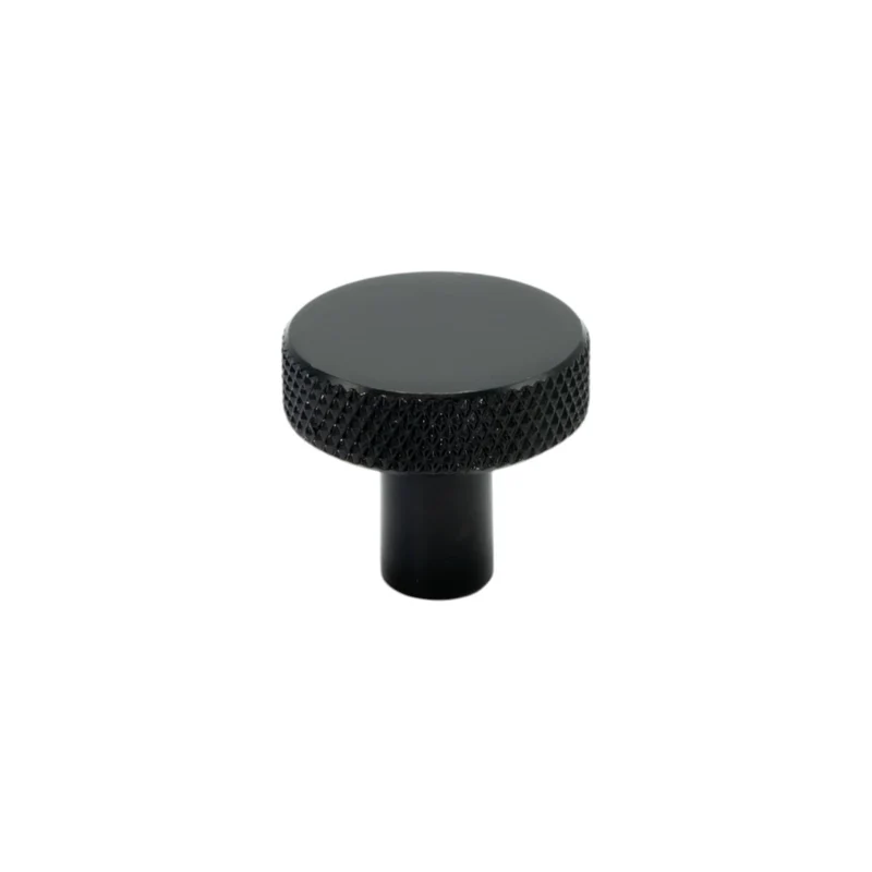 Flat | Knopp i Matt Svart