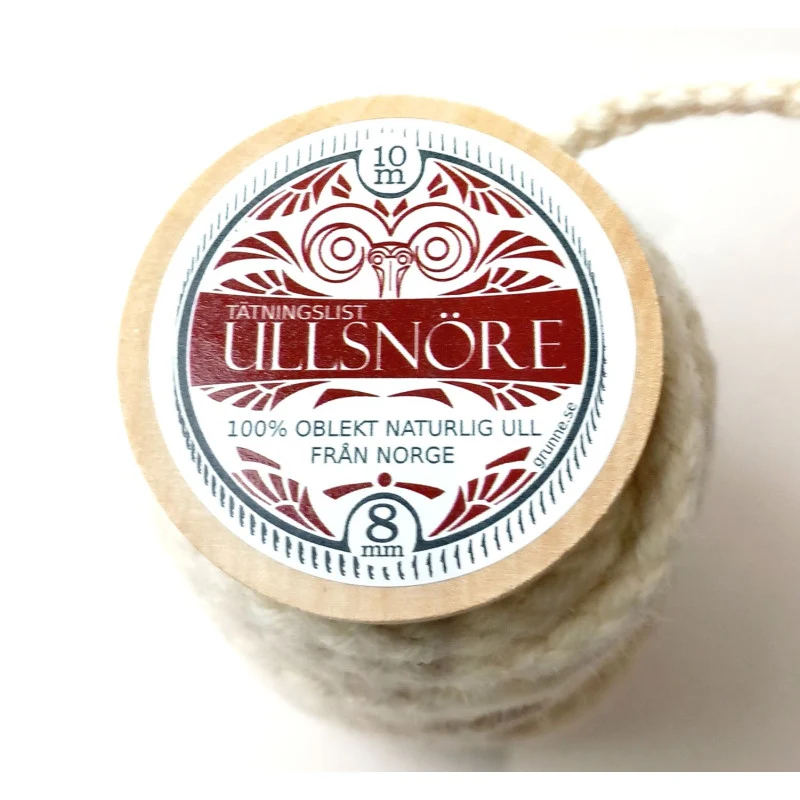 Ullsnöre 8 mm