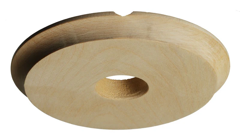Vägg- och takfäste, trä med spår 80 mm
