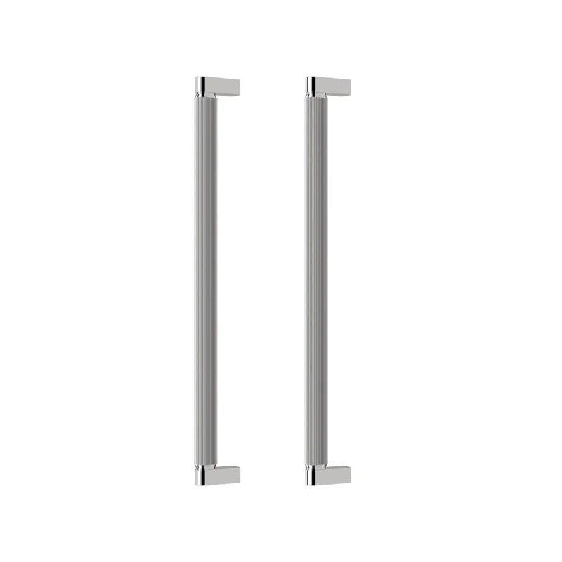 Brooklyn Big | Pull Bar i Blank Nickelfinish - Dubbelsidig montering