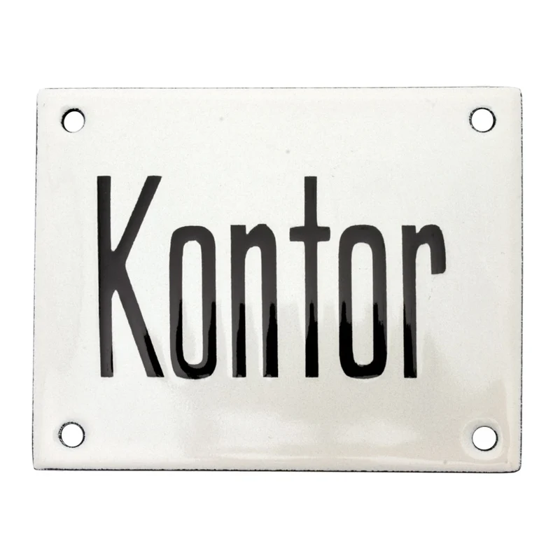 Emaljskyltar Kontor