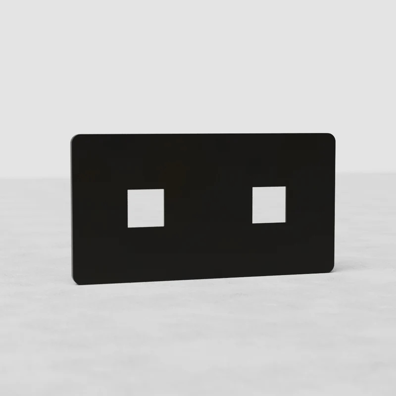 Grove Double 2x Keystone Module Plate - Bronze