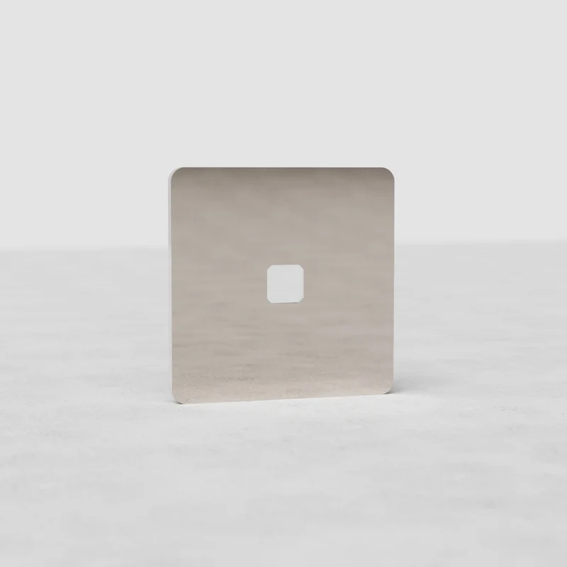 Grove Single Switch Plate - Polished Nickel