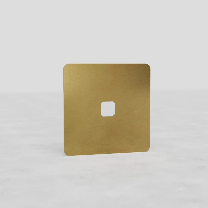 Kew Single Switch Plate - Antique Brass