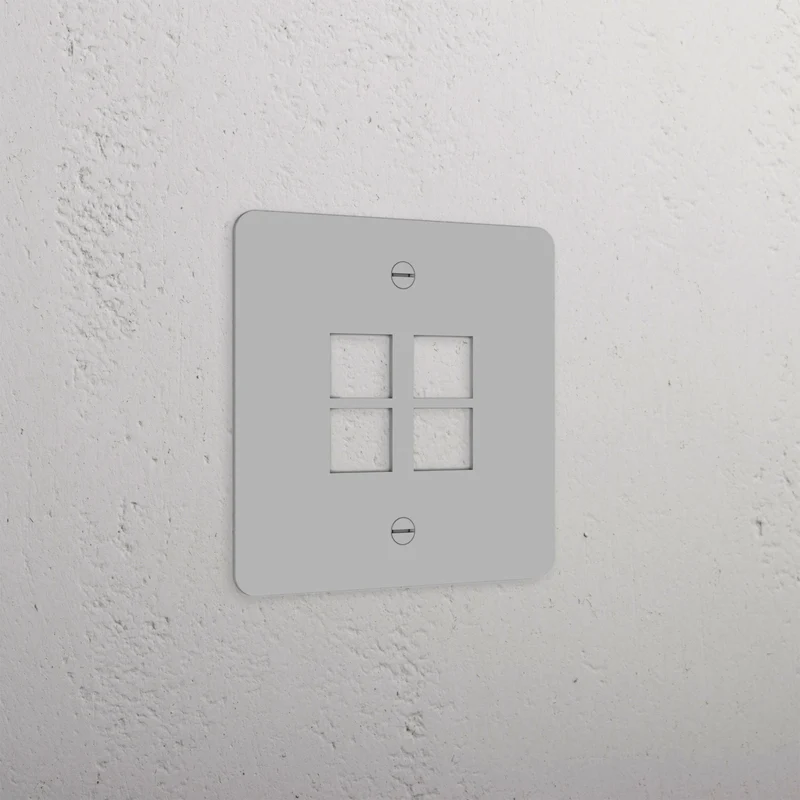 Single 4x Keystone Plate - Paintable