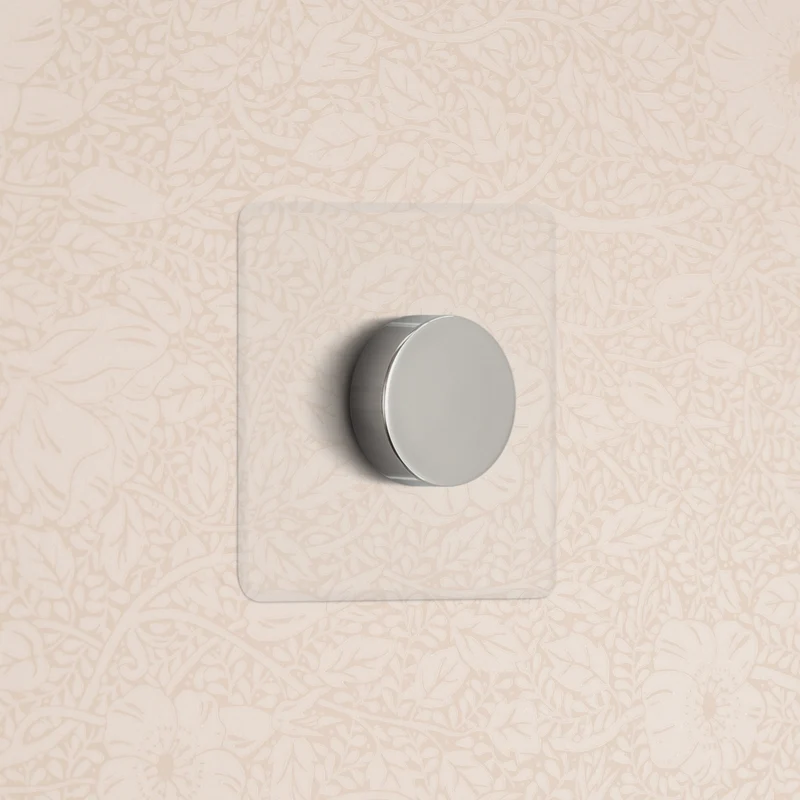 Kew Single Multiway Dimmer Switch - Clear Polished Nickel