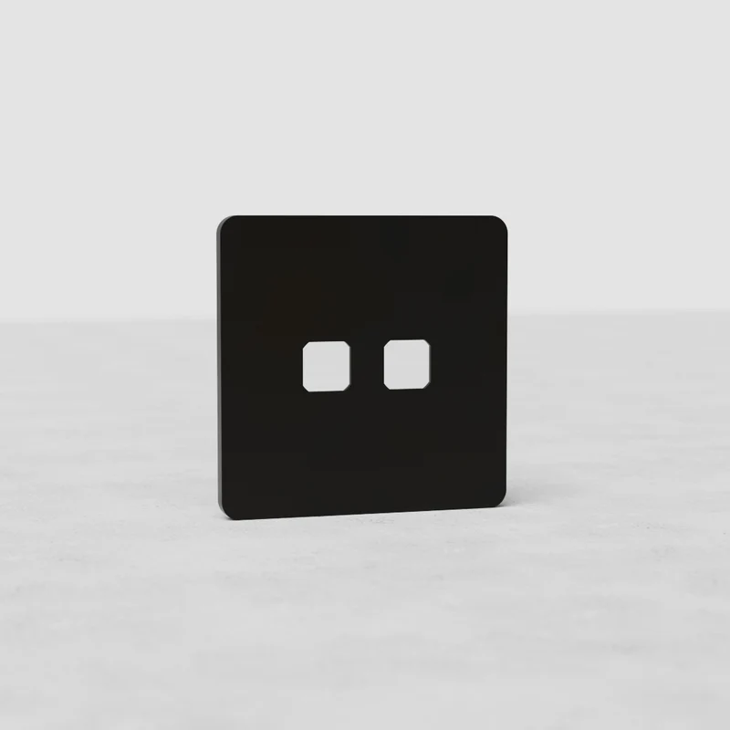 Grove Single 2x Switch Plate - Bronze