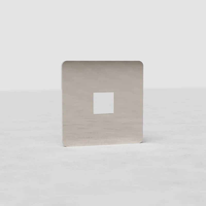Grove Single Keystone Module Plate - Polished Nickel
