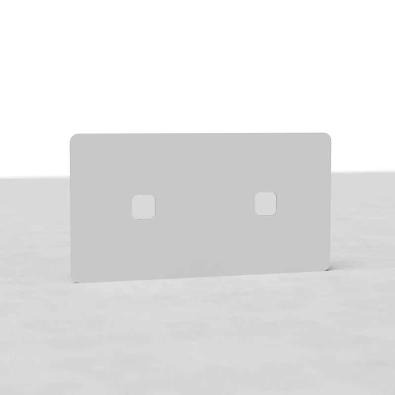 Kew Double 2x Switch Plate - Paintable
