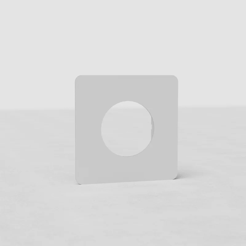Kew Single Socket Plate - Paintable