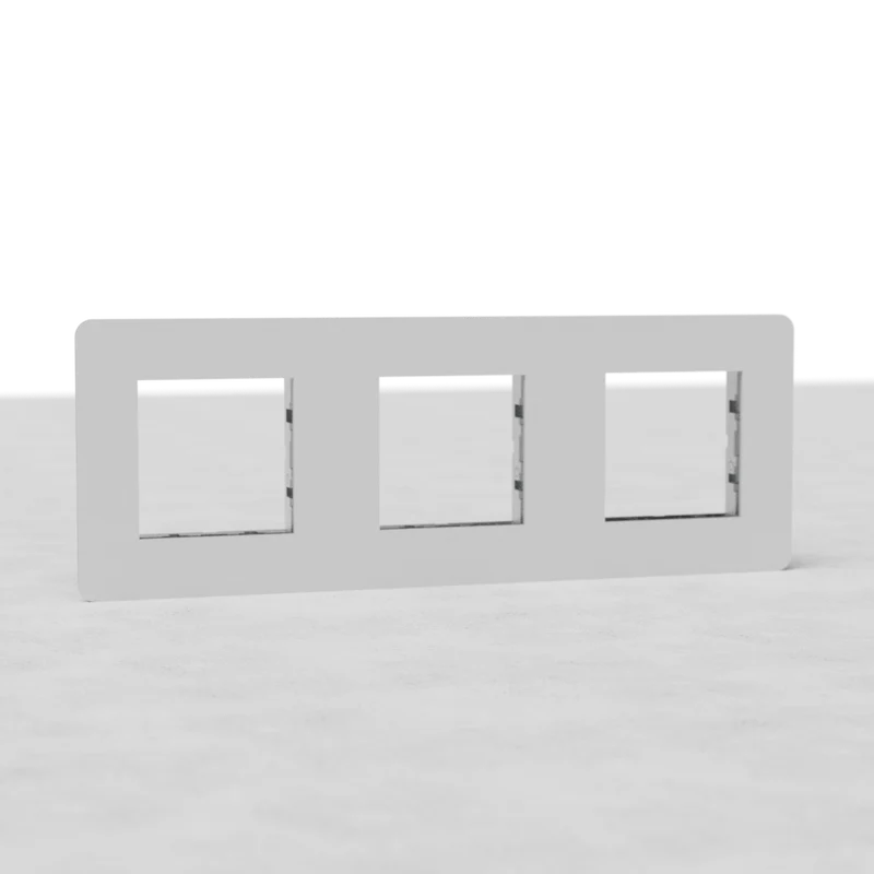 Kew Triple 45mm Module Plate - Paintable