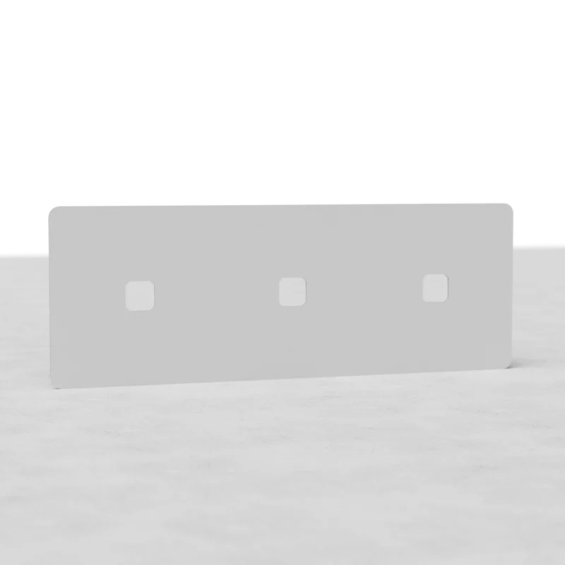 Kew Triple 3x Switch Plate - Paintable
