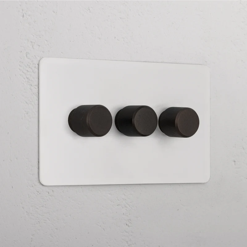3G Two Way Dimmer Switch - Paintable Bronze