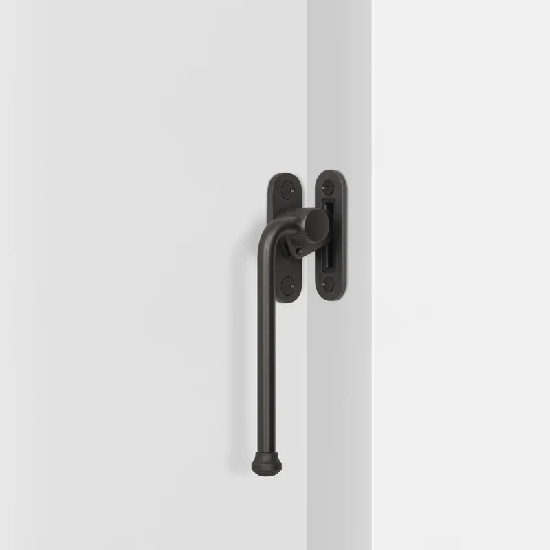 Southbank Lockable Casement Window Handle With Plate Left - Bronze