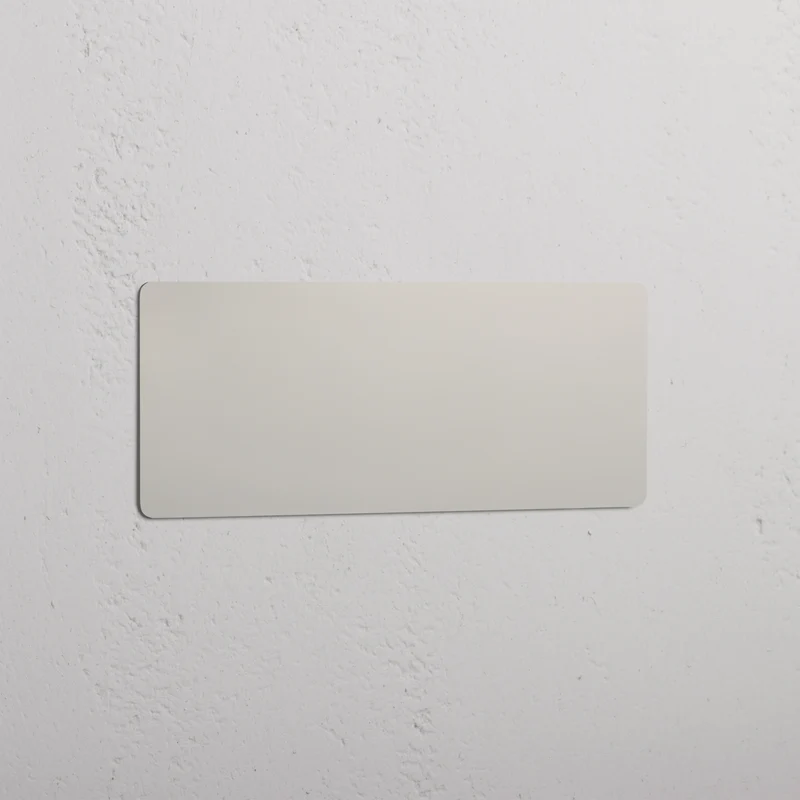 Kew Triple Blank Plate - Polished Nickel