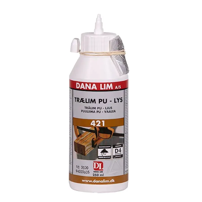 Trälim PU Ljus 421 250 ml