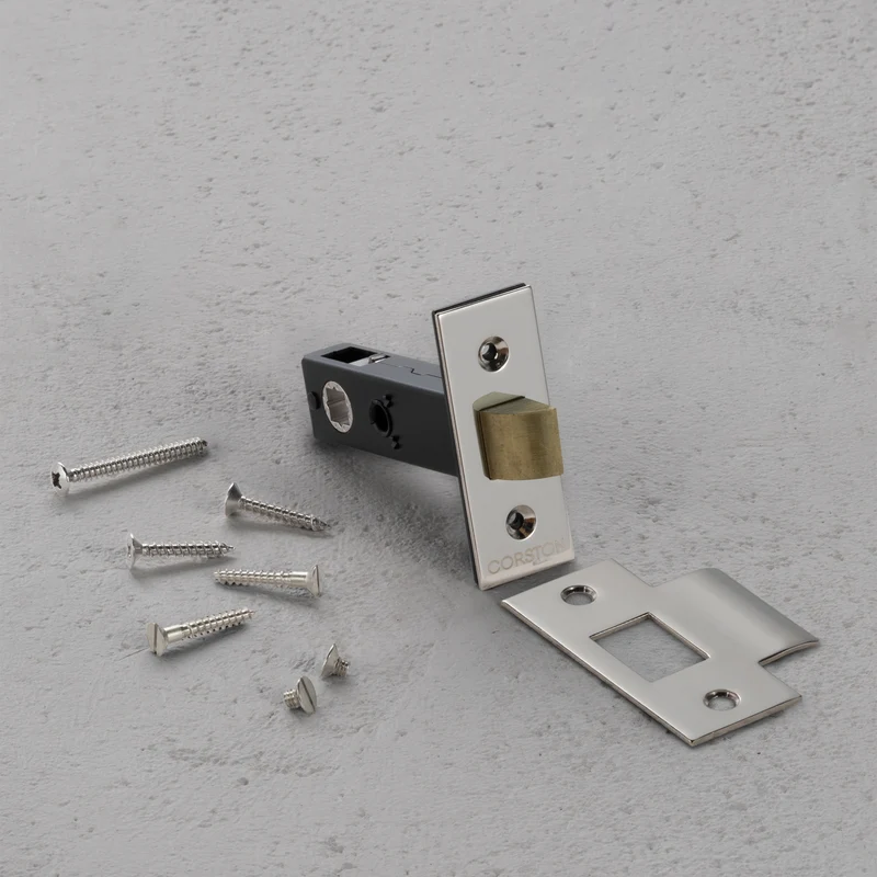 Tubular Latch 60mm – Polished Nickel