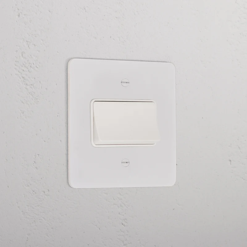 Single Fan Isolator Switch - Paintable | White