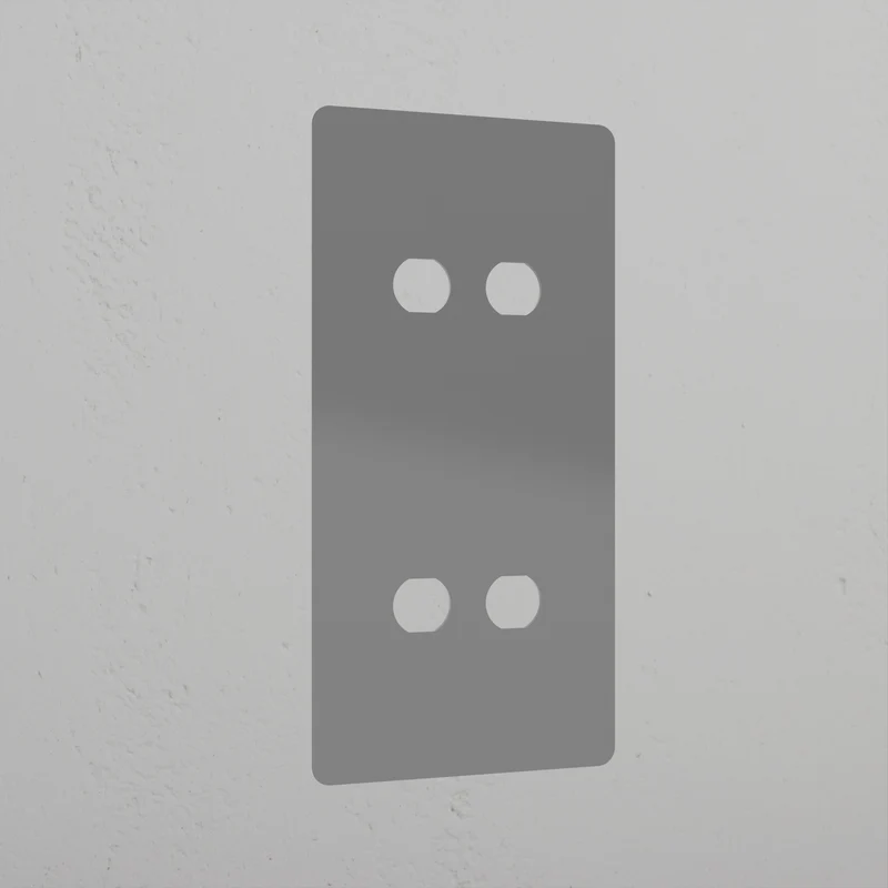 4G Vertical Switch Plate - Paintable