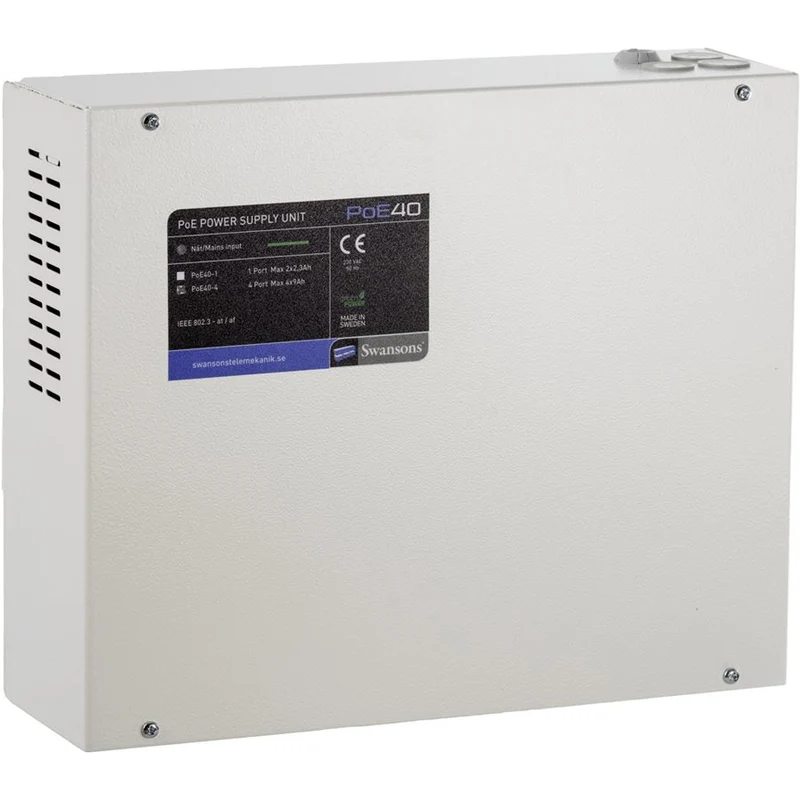 PoE backup PoE40-4 4 port batteribackup