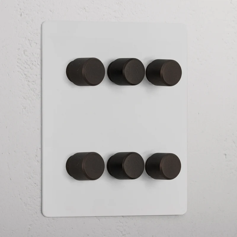 6G Two Way Dimmer Switch - Paintable Bronze