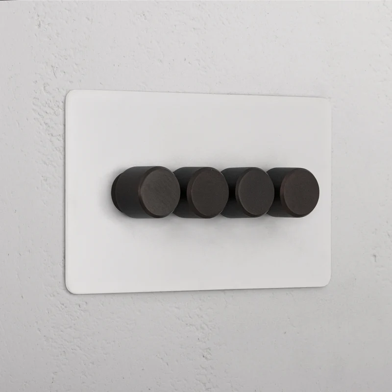 4G Two Way Dimmer Switch - Paintable Bronze
