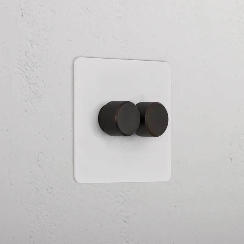 2G Two Way Dimmer Switch - Paintable Bronze