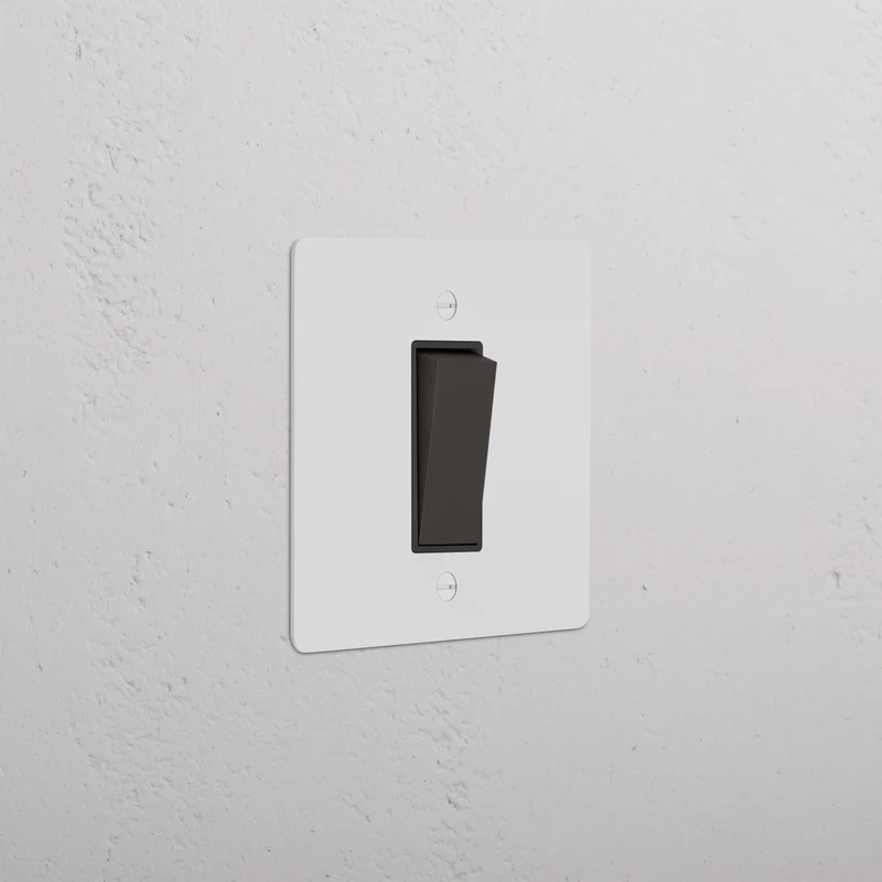 1G Retractive Rocker Switch - Paintable Bronze | Black