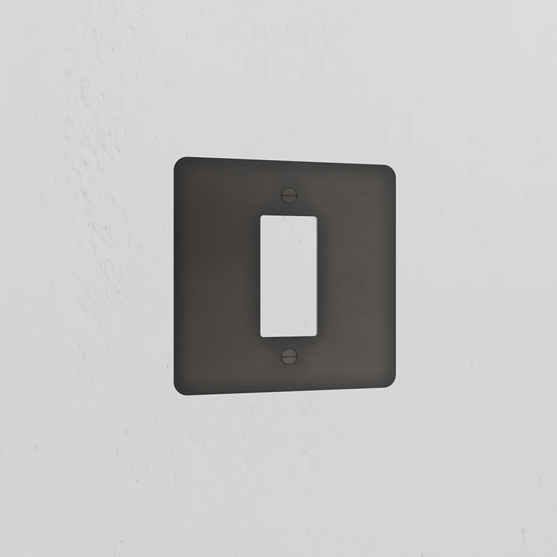 1G Rocker Switch Plate - Bronze