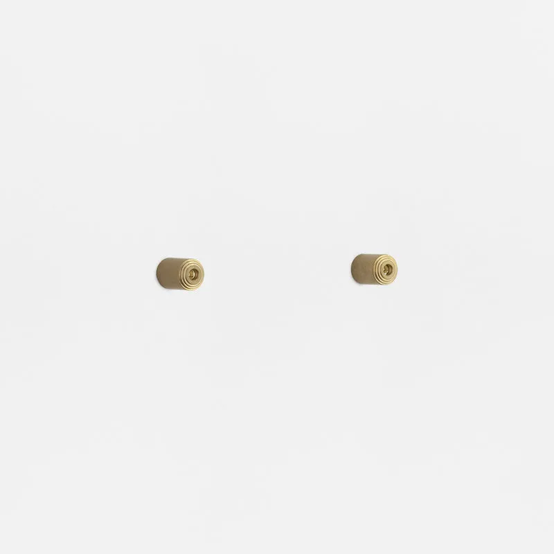 Belmont Sash Window Stop Pair - Antique Brass