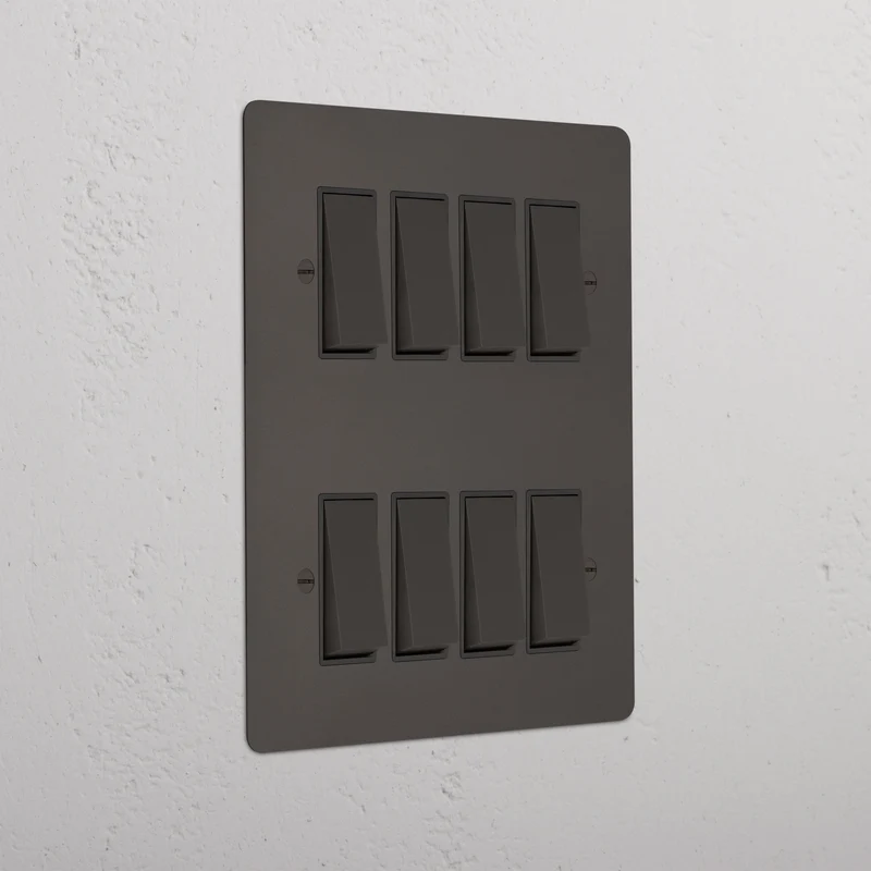 8G Two Way Rocker Switch - Bronze | Black