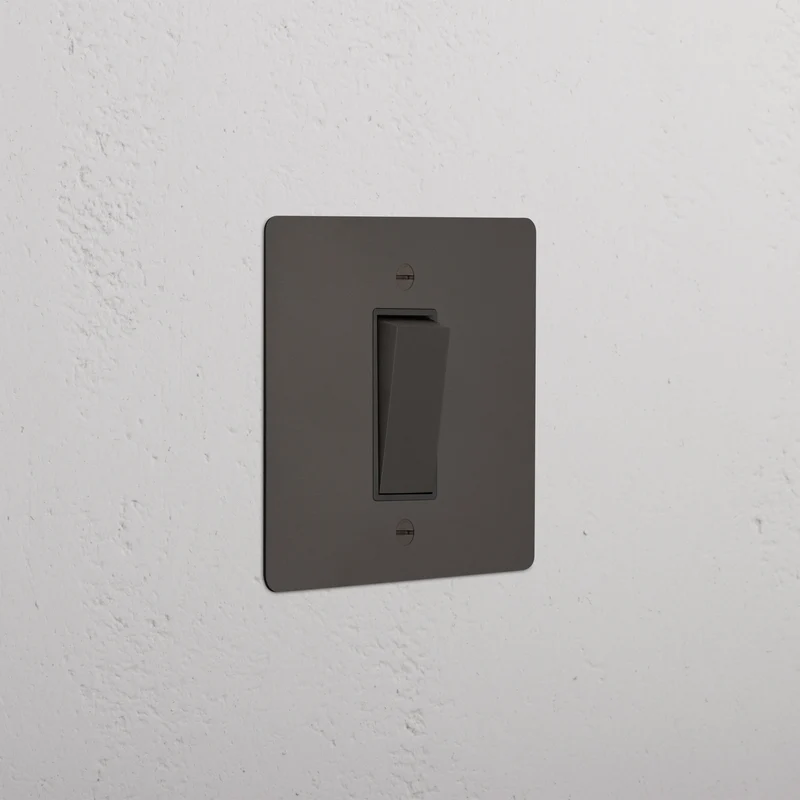 1G Retractive Rocker Switch - Bronze | Black