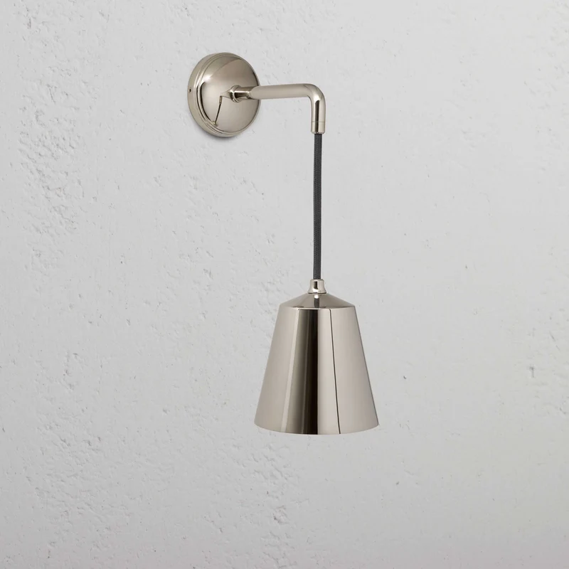 Richmond Small Hanging Wall Light - Polished Nickel